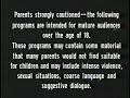 Adult Swim Parental Advisory From The First Aid Era January 12 2003 May 23 2003