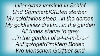 Autumnblaze - Garden Of Slumber Lyrics