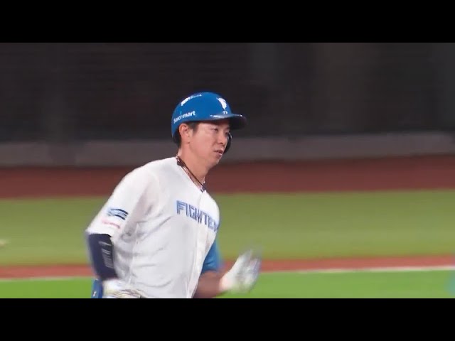 【7回裏】ここで飛び出した!! ファイターズ・松本剛 レフトへ今シーズン初ホームラン!!  2024年6月14日 北海道日本ハムファイターズ 対 読売ジャイアンツ