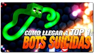 COMO LLEGAR AL TOP 1 EN SLITHER.IO | TRUCOS | BOTS SUICIDAS | WORLD RECORD SIN HACKS