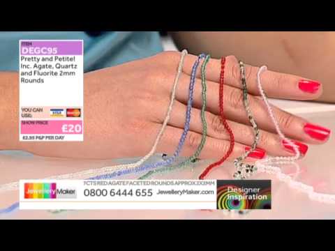 Learn how to make genuine gemstone jewellery - JM DI 21/05/14