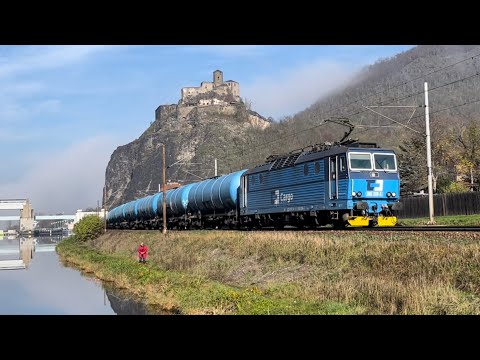 🇨🇿 Vlaky/Trains at Ústí nad Labem-Střekov 08.11.22