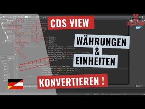 CDS Views - Währungen und Einheiten konvertieren [deutsch]