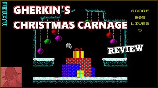 Gherkin's Christmas Carnage : Homebrew  2020 - on the ZX Spectrum 128K !! with Commentary