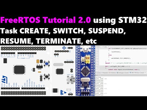 FreeRTOS Tutorial 2.0 || TASK Operations || STM32 || CUBEIDE