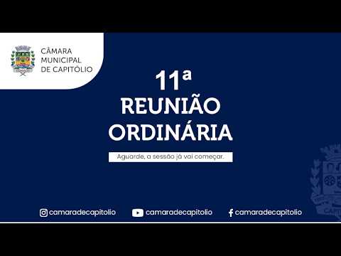 11ª REUNIÃO ORDINÁRIA – 11/06/2026 ÀS 19:00H