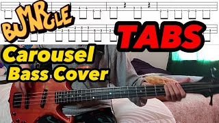 Mr. Bungle - Carousel (bass cover + TABS)  (play along with me)