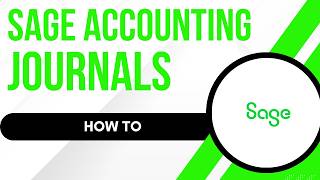 How to Post a Journal on Sage Accounting