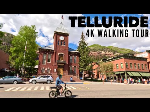 Amazing 4k Walking Tour of Telluride Colorado | 2025