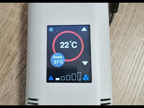 Touchscreen Arduino MKR Modbus & ESP32 thermostat