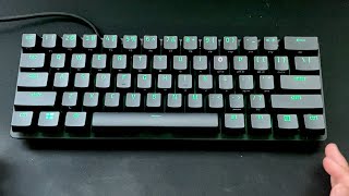 Razer Huntsman Mini 60% Keyboard 7 Modes for Lights!