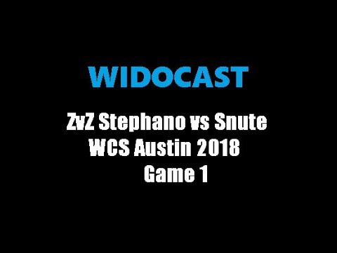 WIDOCAST ZvZ Game 1 Stephano vs. Snute Acid Plant LE WCS Austin 2018