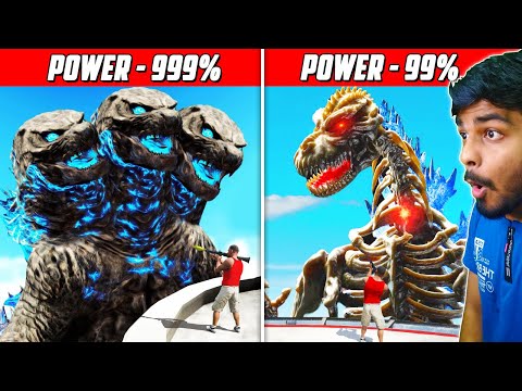 Upgrading GODZILLA into GOD GODZILLA in GTA 5😱🔥Gta 5 tamil | Godzilla vs King Ghidorah | Gta Tamilan
