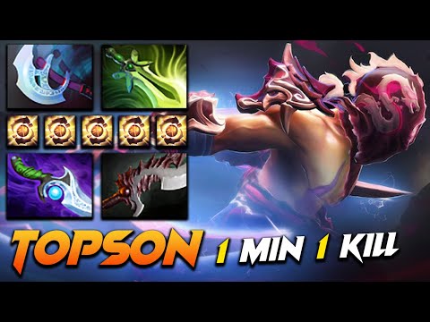 Topson Anti-Mage [26/1/8] 1 MIN 1 KILL - Dota 2 Pro Gameplay [Watch & Learn]