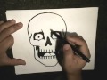 Как нарисовать скелета 