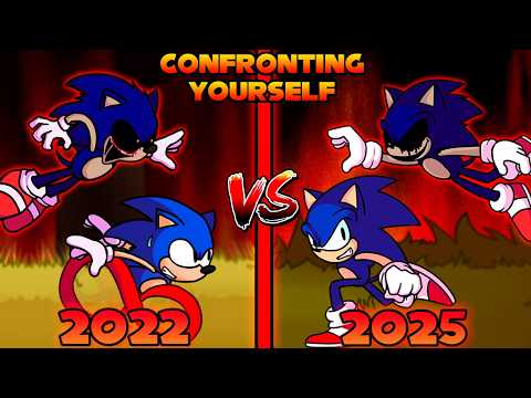 FNF': Sonic.exe Ring Of Despair - Confronting Yourself (Old Vs New) (cys covers comparison)