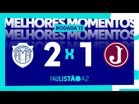 Monte Azul 2 x 1 Juventus - 12ª rodada do Paulistão A2