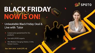 Warning⚠️ SPOTO All IT Products on Big Black Friday Discounts Ahead! 🚧