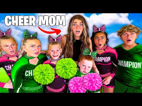 i BECAME a CHEER MOM to my SiX SiBLiNGS for 24 HRS! *emotional*