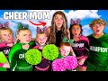 I BECAME A CHEER MOM To My SiX SiBLiNGS For 24 HRS Emotional