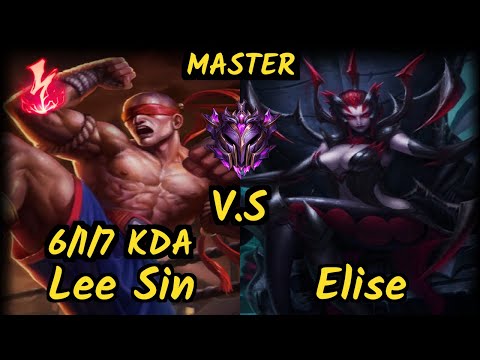 VEG AHaHaCiK (LEE SIN) vs ELISE - 6/1/7 KDA JUNGLE GAMEPLAY - EUW Ranked MASTER
