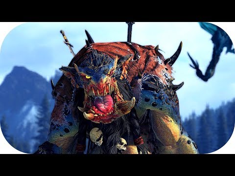 Total War: Warhammer II 🐘 Close Up 🐘 Norsca vs. Wood Elves