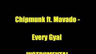 Chipmunk ft. Mavado - every gyal - INSTRUMENTAL [HD]