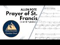 Prayer Of St Francis ALLEN POTE SATB Piano Rocky Mountain Chamber Choir Choral Companion