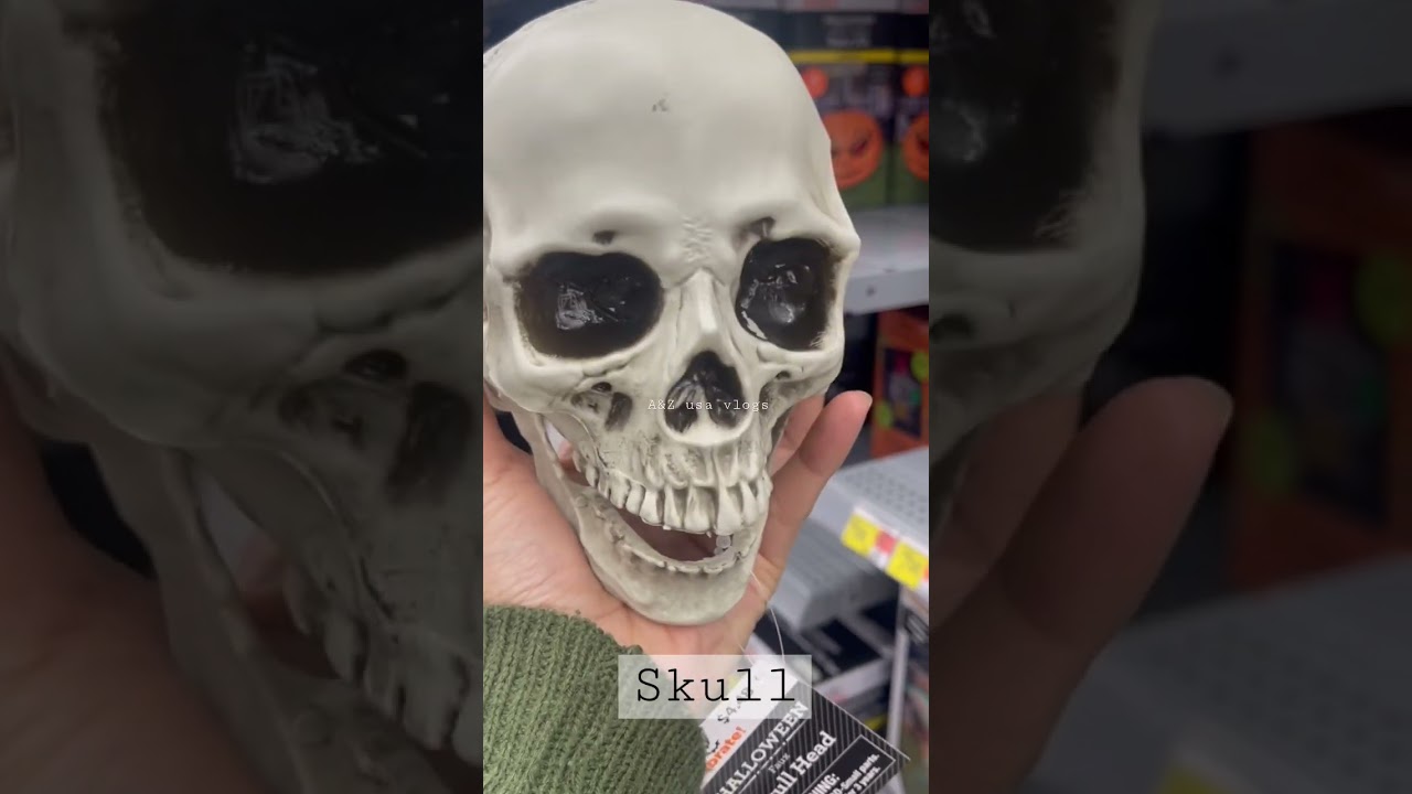 Skull head #skull #scary #halloween #halloweendecor #halloween2022 #viral