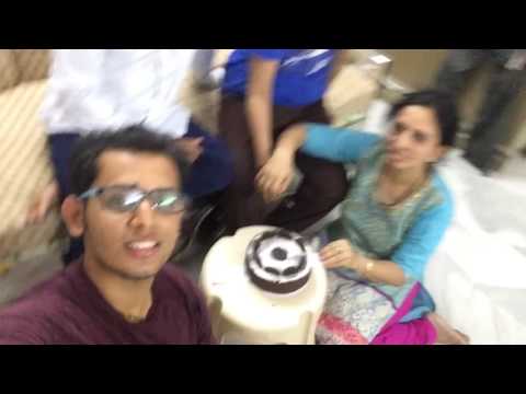 Nishit birthday party at home.