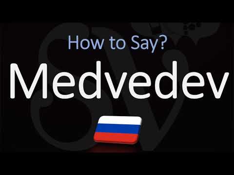 How to Pronounce Medvedev? (CORRECTLY) Russian Name Pronunciation