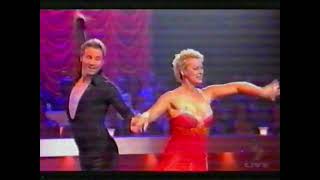 Amanda Keller and Csaba Szirmai - samba- DWTS Australia 2006
