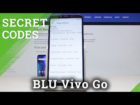 Secret Codes in BLU Vivo Go - Hidden Mode / Testing Menu