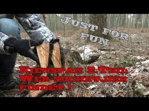 2. Teil - Kienspan suchen / Maya Sticks / Fatwood