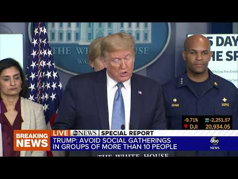 ホワイトハウスのタスクフォースがウイルス拡散防止のための新たなガイドラインを発表 (White House task force issues new guidelines to stop virus spread)