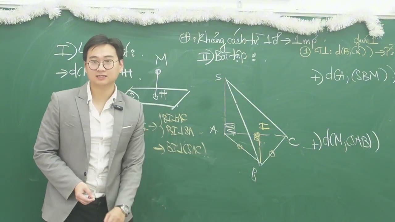 KHOẢNG CÁCH TỪ 1 ĐIỂM TỚI 1 MẶT PHẲNG BUỔI 1