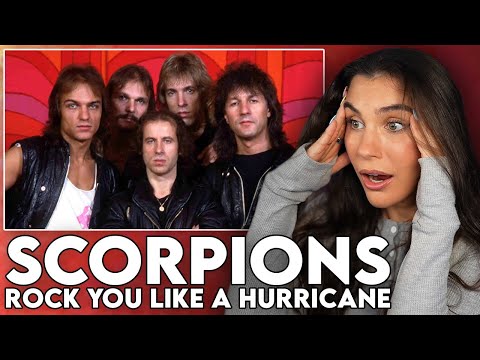 CAN'T STOP BLUSHING!! First Time Reaction to Scorpions - "Rock You Like A Hurricane"