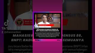 Download lagu Mahasiswa ditangkap Densus 88, BNPT: Radikalisme papar semuanya mp3