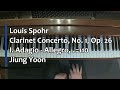 Piano Part- Spohr, Clarinet Concerto, No. 1, Op. 26, I. Adagio - Allegro, ♩=110