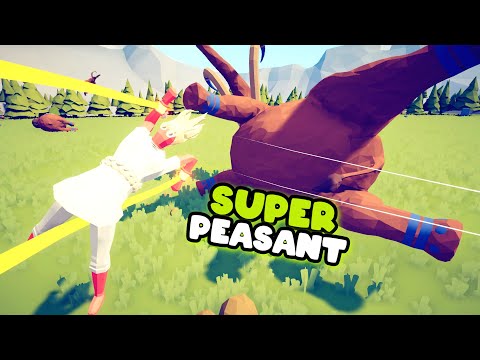 SUPER PEASANT Vs ARMIES + UNITS - LEGACY FACTION UPDATE - TABS - Totally Accurate Battle Simulator