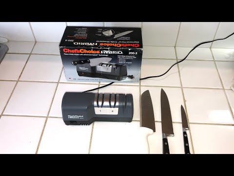 Chef’s Choice Knife Sharpener- HOW TO USE  & UNBIASED REVIEW