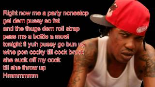 Tommy Lee - Party Non Stop  (HD LYRICS ON SCREEN) Wild Bubble Riddim