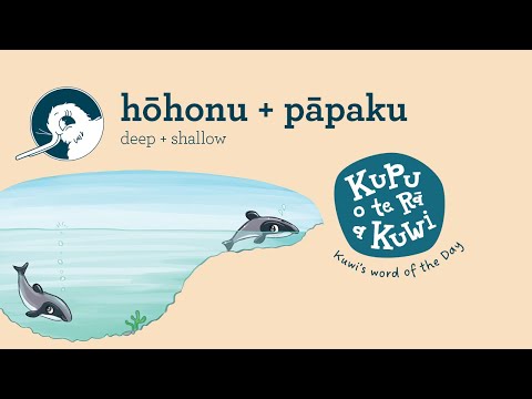 Day 25: hōhonu + pāpaku - deep + shallow