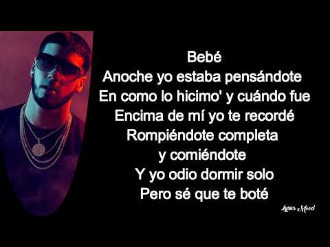 AnuelAA - Te Bote 2 LETRA