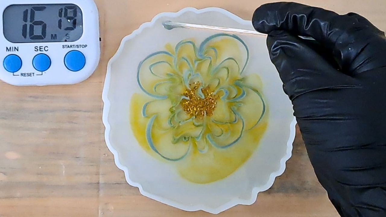 Velvet Green 3D RESIN BLOOM Tutorial
