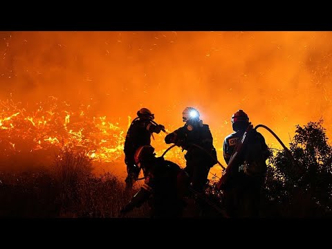 Griechenland: Feuerwehr kämpft weiter gegen Brand auf Chios, Evakuierungen ausgeweitet