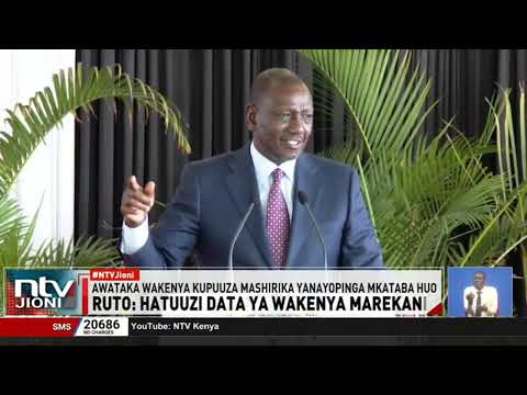 Rais Ruto afutilia mbali madai ya kuuza data ya afya ya Wakenya kwenye mkataba na Marekani