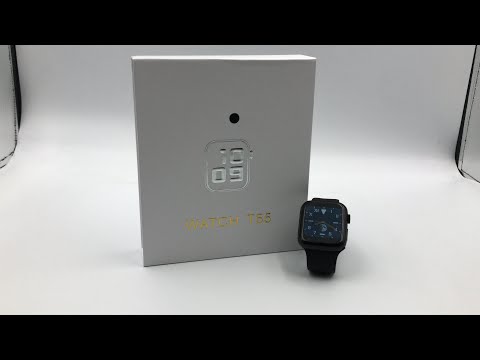 Black T55 Smart Watch