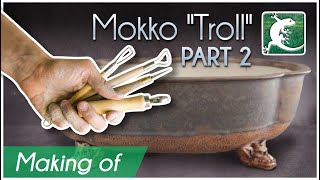 Making of a large mokko pot - Step2 | Bonsai pottery