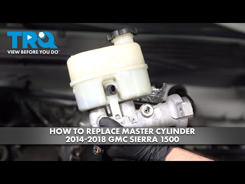 How to Replace Master Cylinder 2014-2018 GMC Sierra 1500